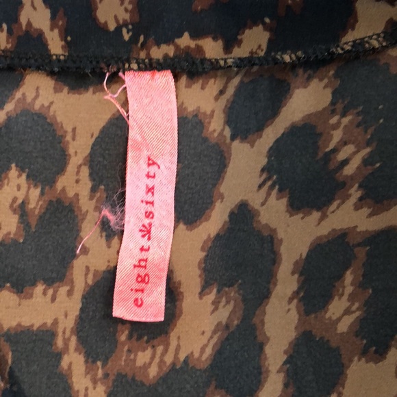 Cheetah print sheer blouse - Picture 2 of 5